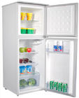 Paslanmaz Çelik Çift Kapılı Buzdolabı 138 Litre Yukarı Dondurucu Ve Aşağı Buzdolabı
